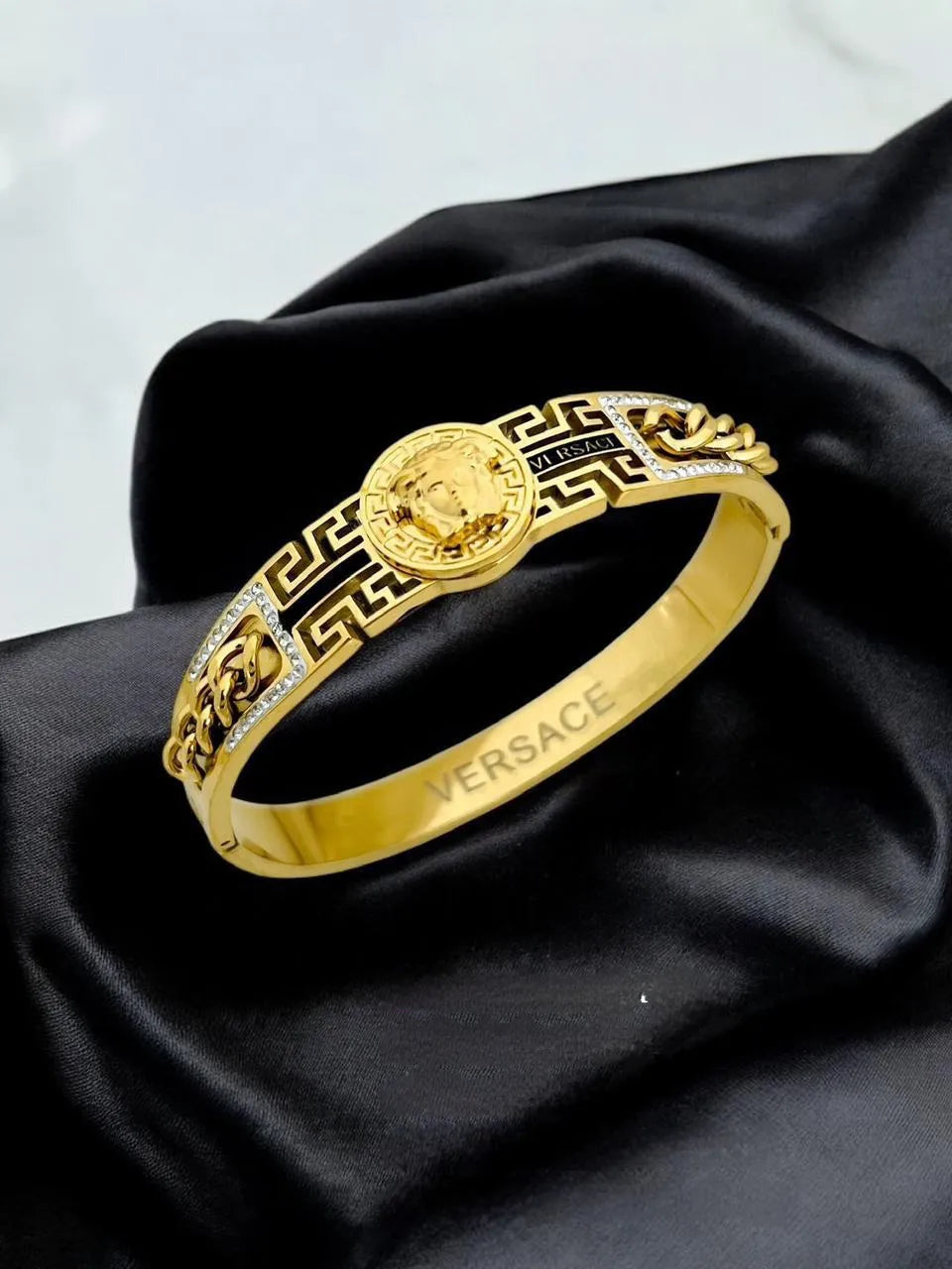 The Heritage Medusa Statement Bangle