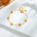 Amora Gold Heart Charm Bracelet