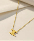 The Geometric Crest Pendant Necklace