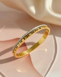 Imperial Roman Numeral Crystal Handcuff