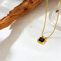 The Vivid Cushion-Cut Gemstone Pendant