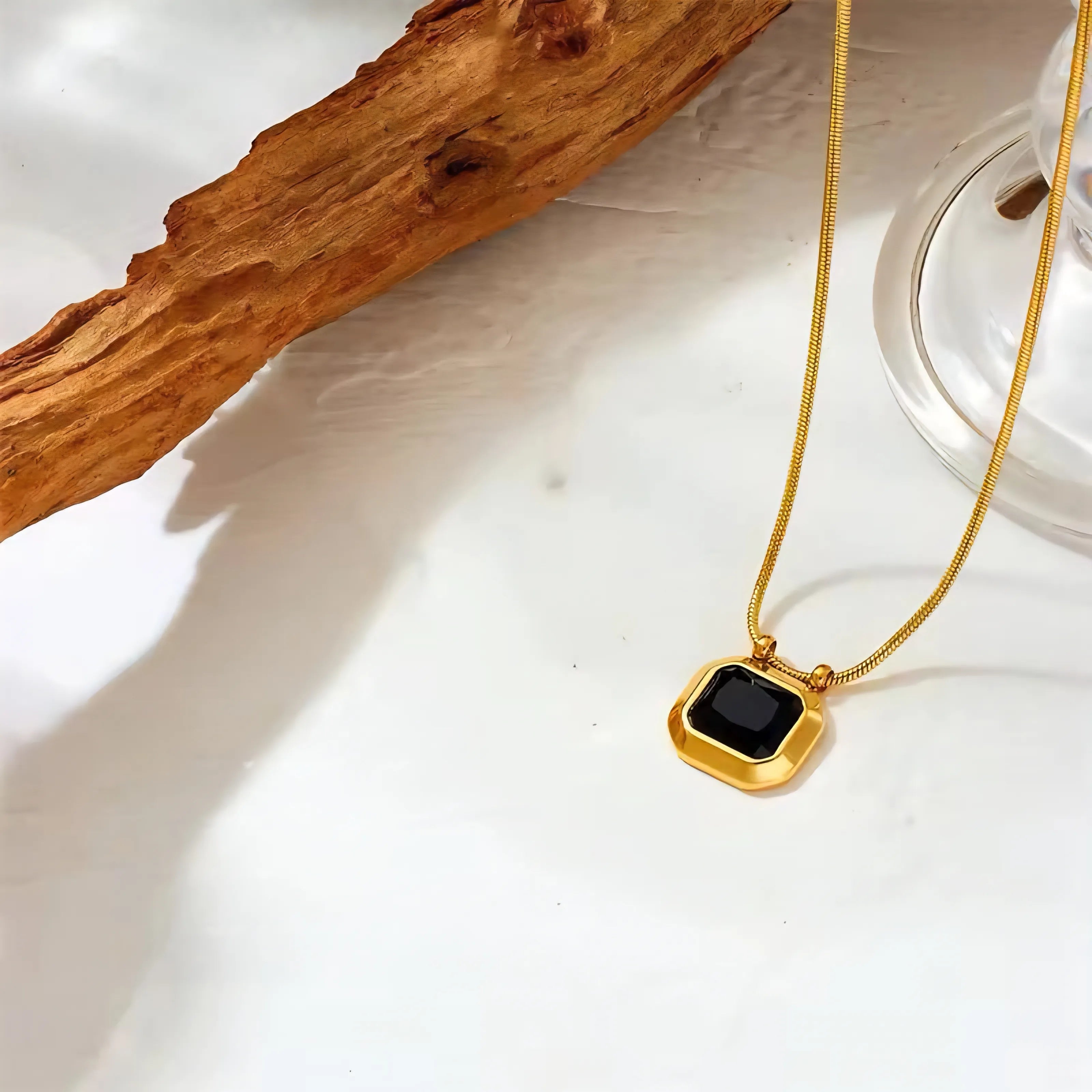 The Vivid Cushion-Cut Gemstone Pendant