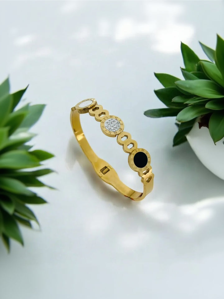 The Trinity Crystal & Enamel Cuff