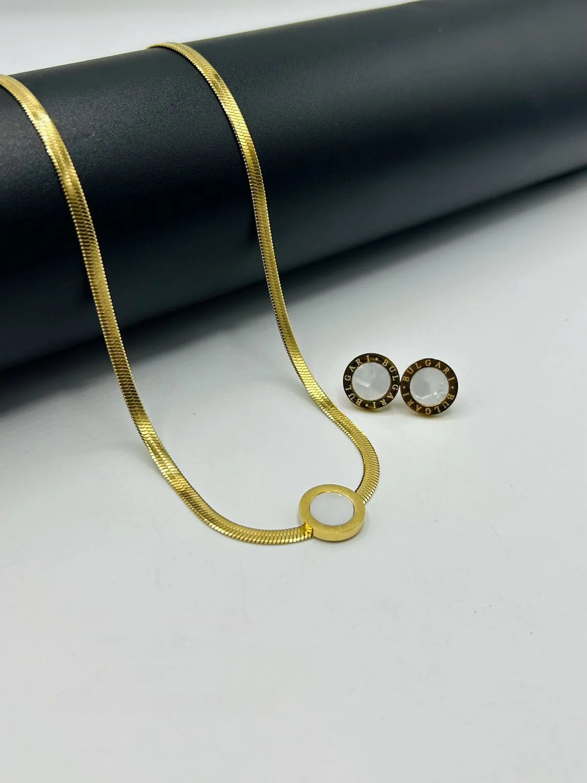 Milan Engraved Circle 2-Piece Set