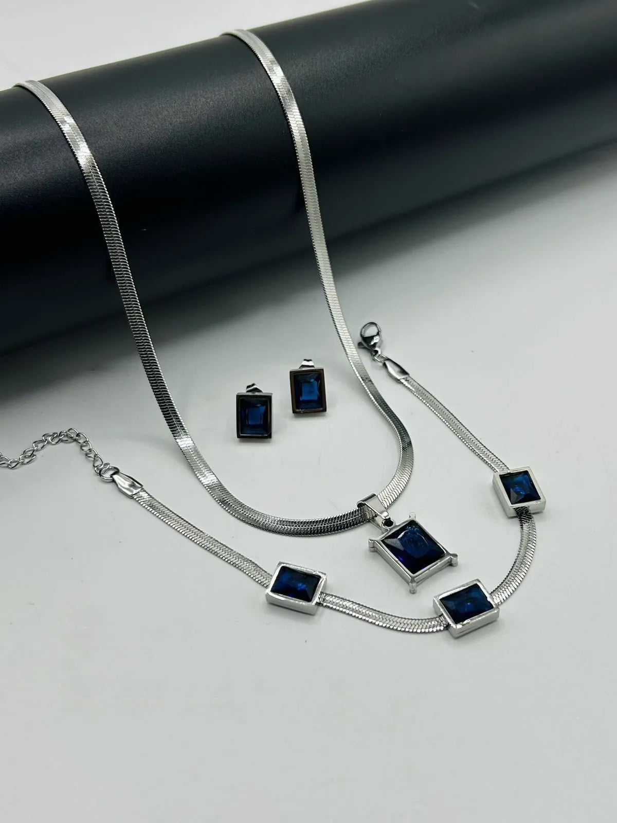 Vienna Rectangular Gem 3-Piece Set