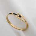 The Onyx Crest Wrap Cuff