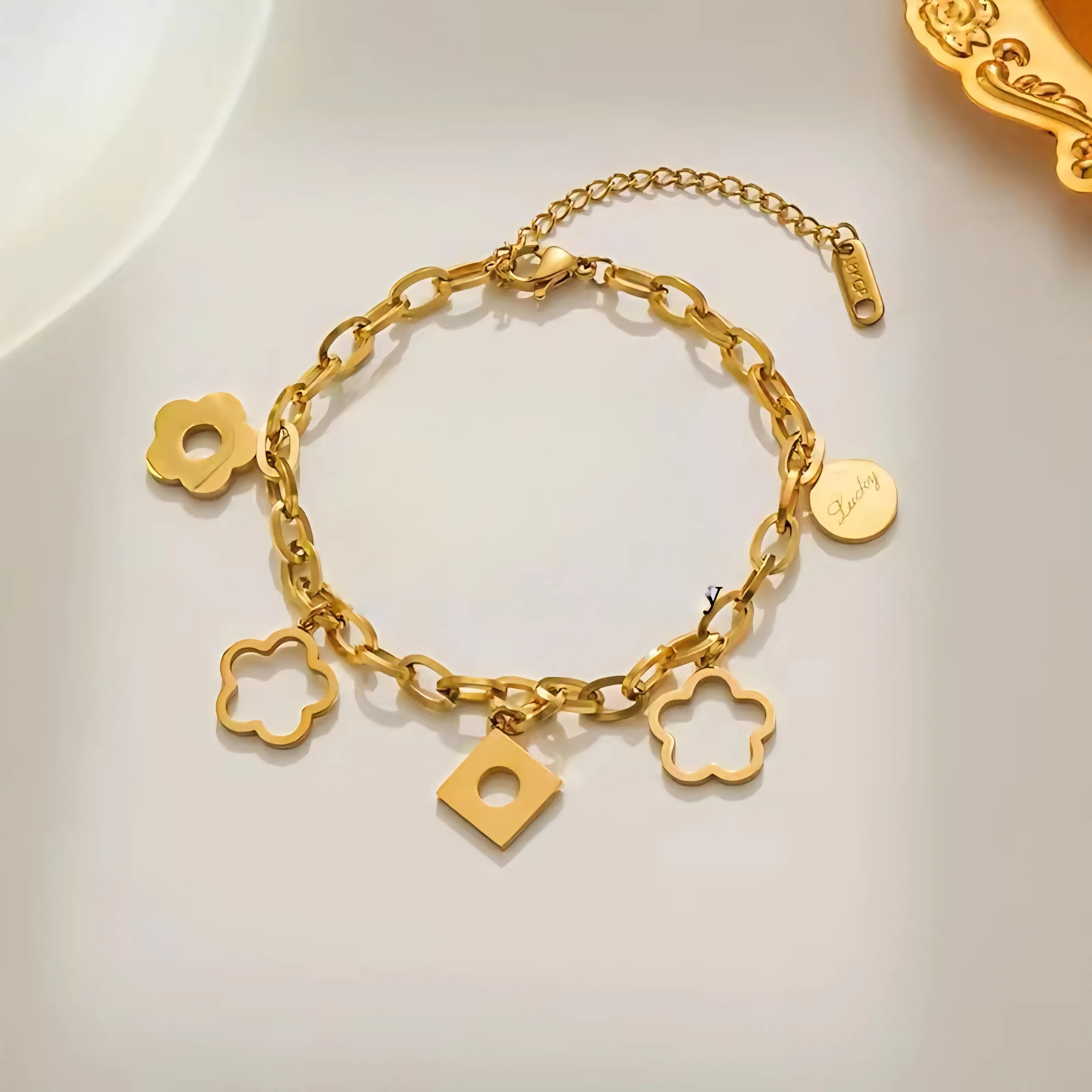 Celeste Cutout Charm Bracelet