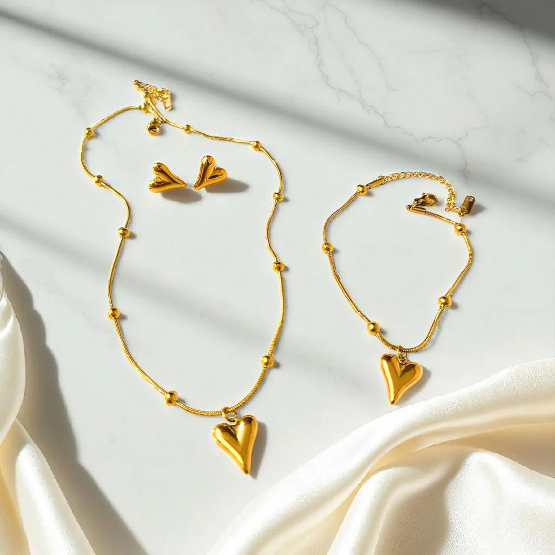 Amora Heart Jewelry Set